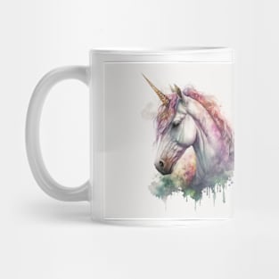 Unicorn Watercolour Painting Mug